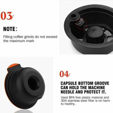 FLYING-Capsule De Café Rechargeable Filtre K-Cup RéUtilisable Pour 20