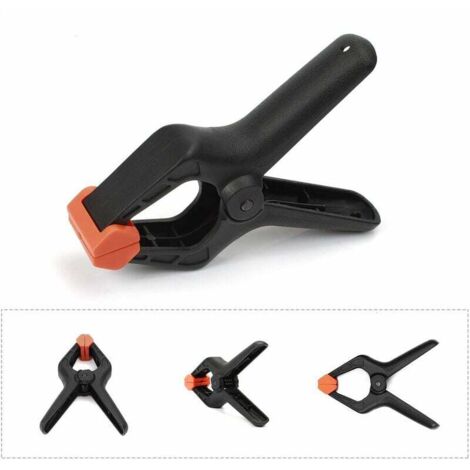Lot de 10 pinces à ressort en nylon de 10,2 cm, pinces à ressort en