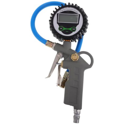 Manomètre Numérique De Pression Des Pneus – Gonfleur Pour Voiture, Moto, Vélo | Écran LCD Rétroéclairé | Précision élevée, Portable