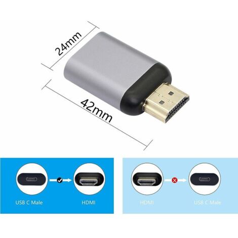 Cablecc Adaptateur De Charge Avec Prise Jack CC Vers Prise D'alimentation USB-C De Type C Pour Ordinateur Portable Et Téléphone Portable (5,5 X 2,1