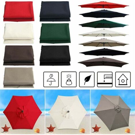 Doppler Derby Windprofi 200cm Parasol Plage Rouge - Réglable Avec Valve Anti-Vent