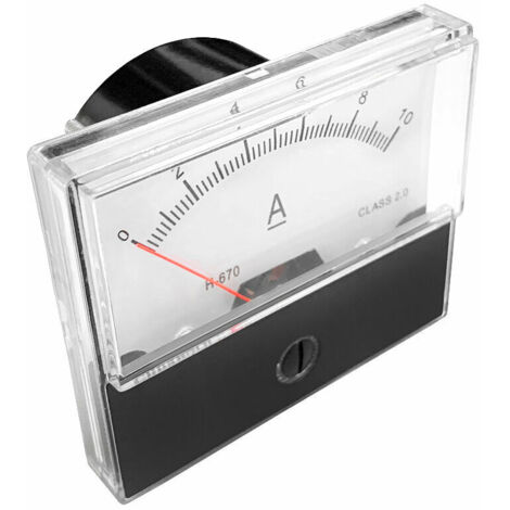 Ampèremètre Analogique SO-45 AC - Plages 1A à 50A, Pour Tableau électrique - Compteur à Aiguille