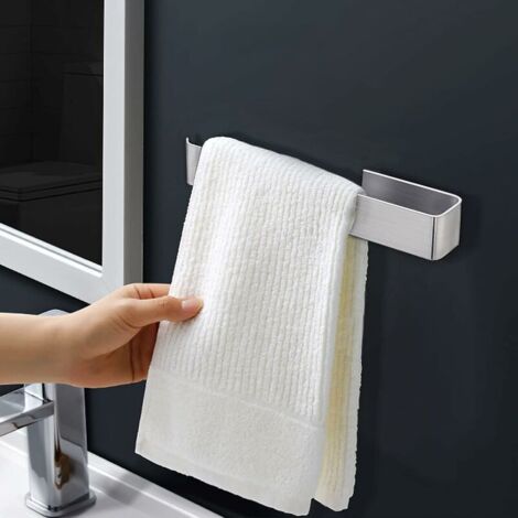 Porte Serviette Adhesif Mural 23cm Porte Serviette Salle De Bain Accroche Serviette Sans Percage En Acier Inoxydable Pour 95420319