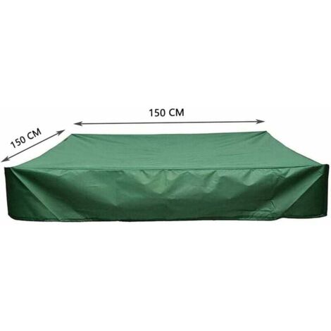 Bâche bac à Sable, Housse de bac à Sable, Couverture de Bac à Sable, Housse Bac à Sable, Tissu Oxford Bâche de Protection étanche pour Bac à Sable, Housse de Protection pour bac à Sable (150x150x20cm Bâche bac à Sable, Housse de bac à Sable, Couverture de Bac à Sable, Housse Bac à Sable, Tissu Oxford Bâche de Protection étanche pour Bac à Sable, Housse de Protection pour bac à Sable (150x150x20cm