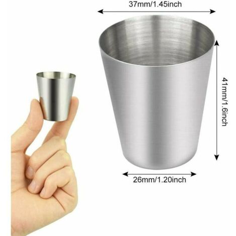 Set De 2 Verres à Shot Pliables Stanley Adventure En Inox - Multicolore, Neuf Sous étui