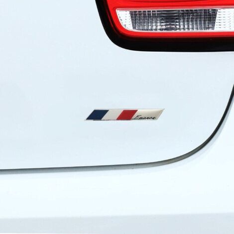 Tcare 1 Paire de Voiture 3D France Drapeau français emblème Sticker Stickers