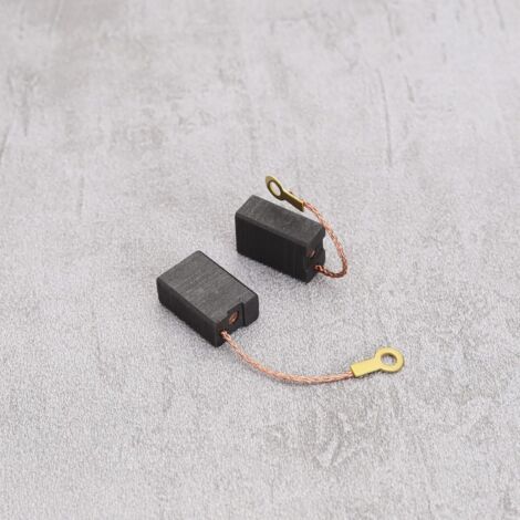 ECSiNG Lot De 2 Paires Balais Carbone 17x13x7 Mm - Pour Scie à Table Scheppach HS 110