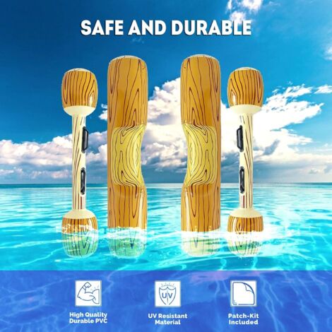 Jeux Gonflable Piscine, 2 Pcs Ensemble Gonflable Pour Piscine, Pvc