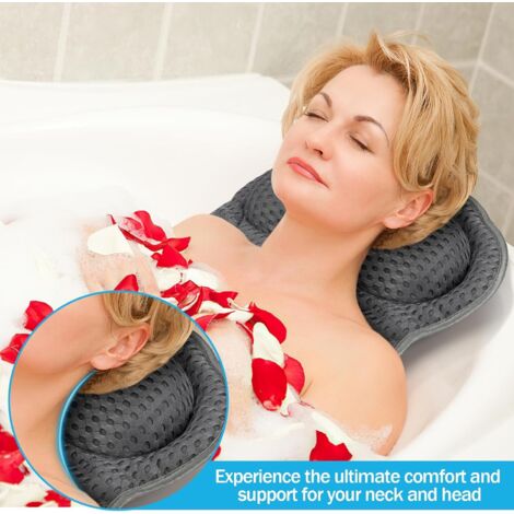 Oreiller De Bain MagiDeal – Coussin PVC Imperméable Antidérapant, 40x30 Cm | Pour Baignoire, Spa, Détente Cou Et Tête - 7