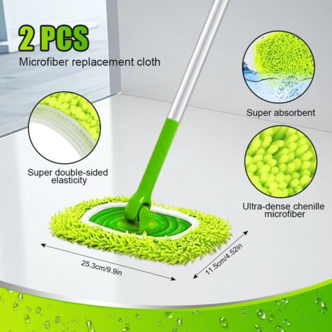 Lingette pour Swiffer Wetjet serpillère lavable réutilisable [Lot 4