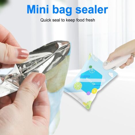 Mini Scelleuse De Sacs USB Rechargeable - Scelleuse à Chaleur Portable Pour Stockage Aliments