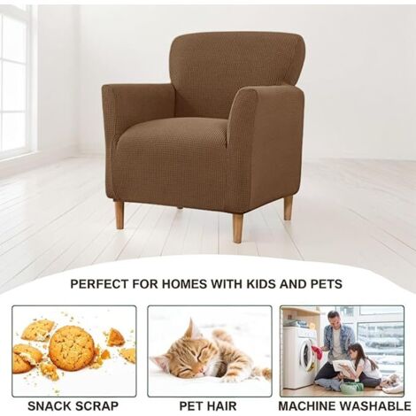 Housse de Chaise Extensible Lot de 4, Housse de Chaise Salle à Manger