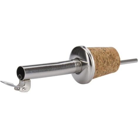 Lot De 2 Becs Verseurs Freeflow Inox Avec Tube D'Air & Bouchon Liège - Pour Spiritueux, Huile D'Olive, Vinaigre - Westmark Qualité Allemande