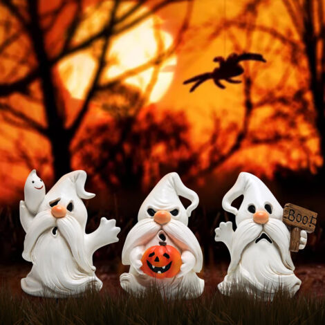 97 Pièces Vaisselle Jetable Halloween – Thème Citrouille & Fantôme Effrayant – Service Complet Pour 24 Personnes : Assiettes, Gobelets, Serviettes & Nappe Table Fête D'Halloween