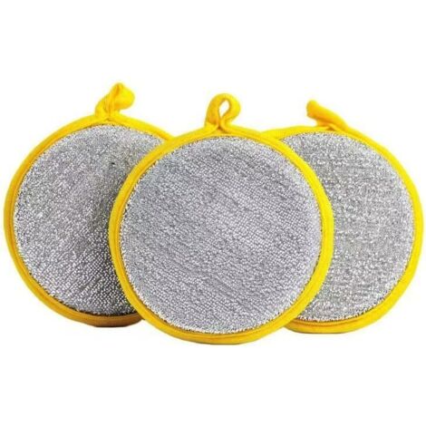Stores Éponge Magique Anti-Poussière Humide - 2 Pack Jaune | Nettoyage Stores, Vitres, Meubles Sans Rayures | Haute Absorption PVA éponge Magique Nettoyage