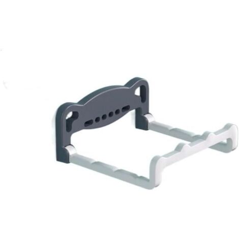 Organisateur Mural Pour Couvercles De Casseroles, Idéal Pour La Cuisine Et La Salle De Bain Porte Couvercles Reutilisable Support Pour Evier Gris Et Blanc 90492676