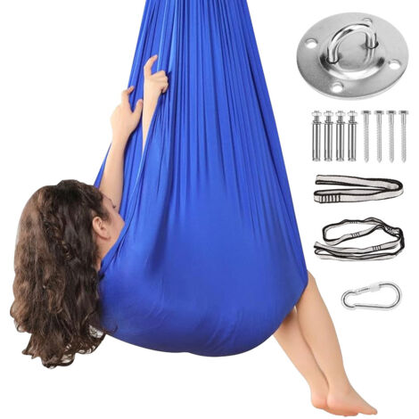 Hamac Sensoriel Enfant Intérieur Extérieur – Tissu Doux Et Oscillant Apaisant, Sécurité Maximale Dès 3 Ans