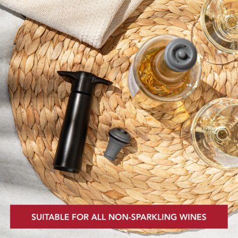 Tire-Bouchon Pompe à Air Sous Vide – Ouvre Bouteille Vin Rouge Facile Et Rapide, Tire-Bouchon Professionnel Portable