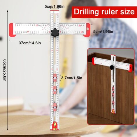 Règle De Positionnement De Perçage 4 En 1, équerre De Menuisier Reglable En Forme De T Equerre Combinee De Haute Precision De 60 Cm2362 Pouces Equerre De Menuisier Multifonctionnelle Pour Le Marqu 90493270 Règle De Positionnement De Perçage 4 En 1, équerre De Menuisier Reglable En Forme De T Equerre Combinee De Haute Precision De 60 Cm2362 Pouces Equerre De Menuisier Multifonctionnelle Pour Le Marqu 90493270