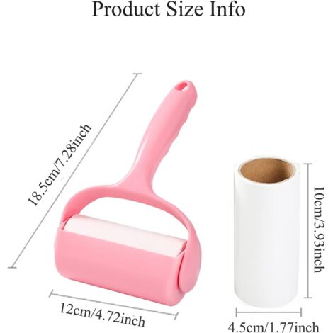 Brosse Anti-Poils ALCLEAR 9519 Pour Sièges Auto, Tapis Et Meubles - Enlève Poils Animaux Efficacement