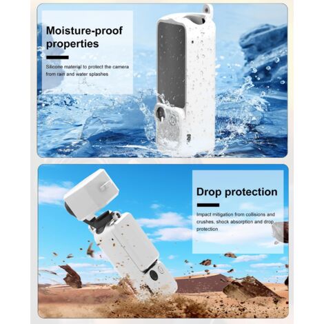 Coque Silicone Complète Pour DJI Osmo Pocket 3 – Protection Écran, Objectif & Corps, Anti-chocs Et Anti-rayures (Noir)