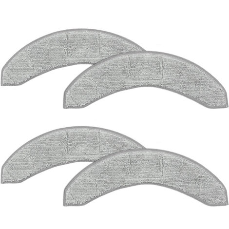 Lot 2 Lingettes Lavables Pour Aspirateurs Robots Lefant M1, U180, OKP K8 - Accessoires Nettoyage
