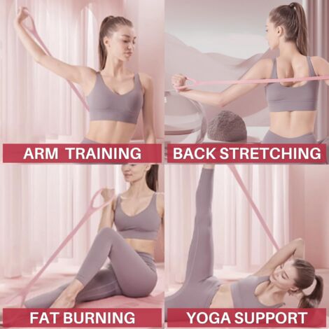 Itian Corde de Tension Multifonctionnelle, Bande de Résistance Elastique de Fitness Femme