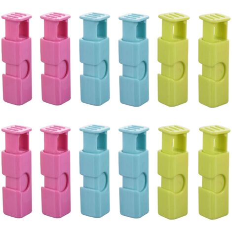 3 Petites Pinces Vertes Pour Sacs D'épicerie, Crochets Pour Vêtements