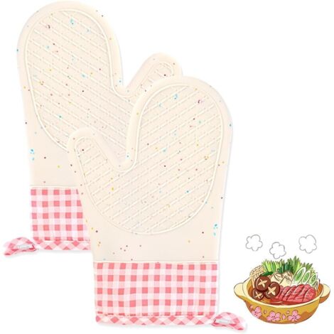 1 Paire De Gants Isolés Avec Boucles, Mini Gants Coton Bec De Canard Epaissis Pour Poeles Chaudes 92132652 1 Paire De Gants Isolés Avec Boucles, Mini Gants Coton Bec De Canard Epaissis Pour Poeles Chaudes 92132652