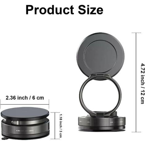 Support magnétique Seicar pour pistolet - Fixation rapide