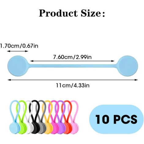 Lot De 10 Crochets Organisateurs De Câbles Pour Rack Serveur - Zaplyte