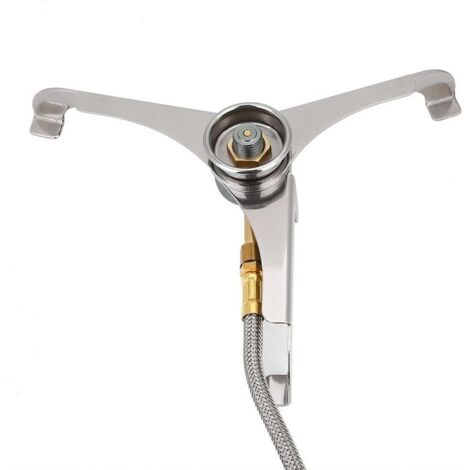 Paquet de 4 Europe Adaptateur Bouteille Gaz, Laiton Adaptateur Gaz, Adaptateur Camping Gaz,Pour