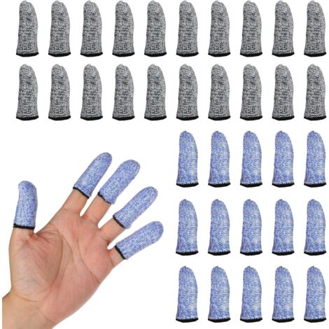 Lot de 10 protège-doigts réutilisables et respirants pour le travail, la cuisine, le jardin, la sculpture | Leroy Merlin Lot de 10 protège-doigts réutilisables et respirants pour le travail, la cuisine, le jardin, la sculpture | Leroy Merlin