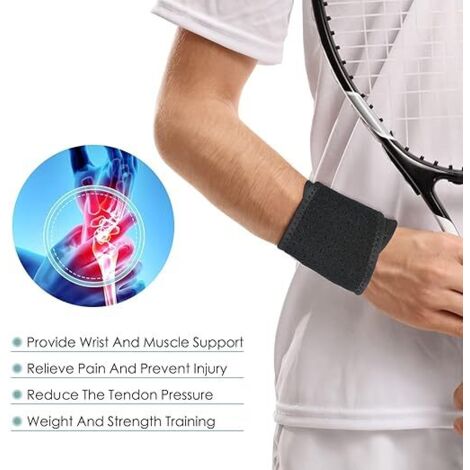 Acheter 1 pièce de support de poignet de sport pour le syndrome du canal carpien, support de poignet pour hommes et femmes