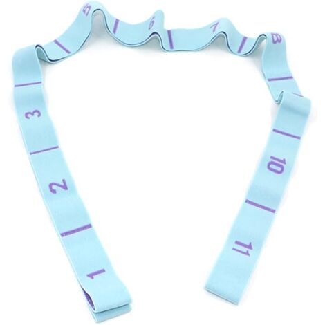 Sangle De Yoga/Pilates Blanche Réglable - 73" X 1.5" - Fitness Et Stretching