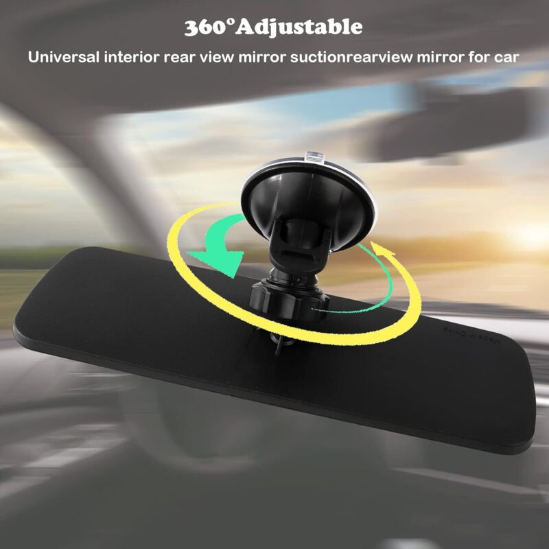 Rétroviseur Intérieur Pour Citroën C3 I / C4 I / C5 I - Référence 8148Y7 - Large Champ De Vision, Installation Facile