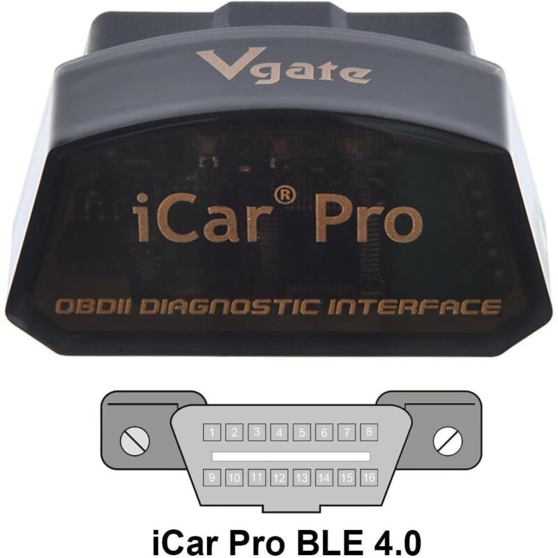 Vgate iCar Pro Bluetooth 4.0 OBD2 Scanner de code OBD2 Outil de diagnostic de voiture pour iOS iPhone iPad/Android Compatible avec adaptateur ELM327 Vgate iCar Pro Bluetooth 4.0 OBD2 Scanner de code OBD2 Outil de diagnostic de voiture pour iOS iPhone iPad/Android Compatible avec adaptateur ELM327