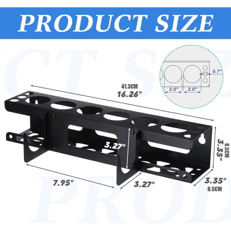 Support Mural Cartouche Silicone - 6 Trous - Garage/atelier
