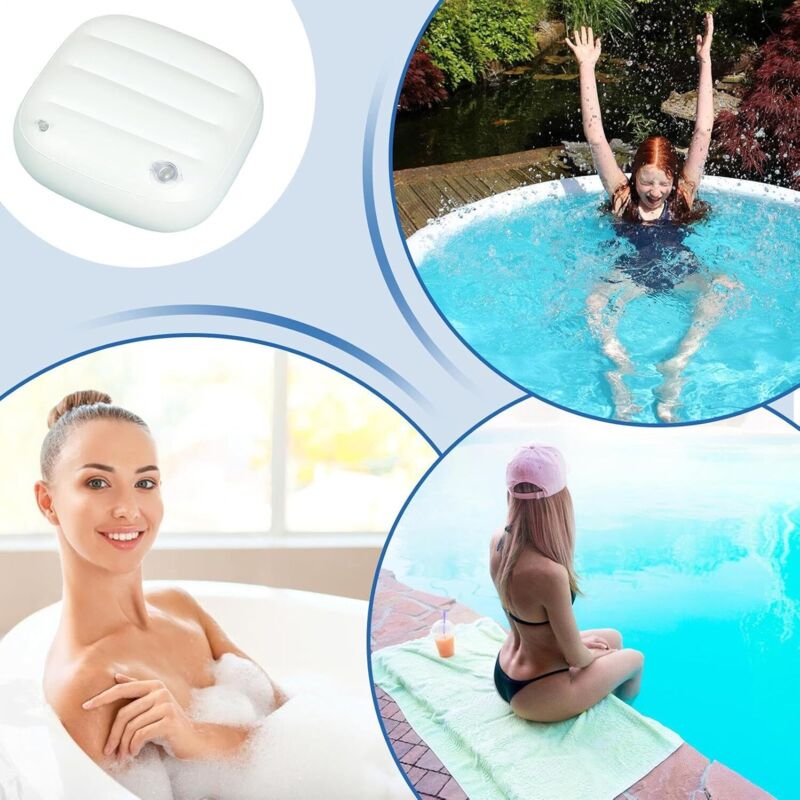 Coussin Rehausseur De Bain Antidérapant Bleu – Siège Baignoire Confortable Adulte & Enfant, Séchage Rapide, 38x30x13 Cm – Idéal Spa & Baignoire