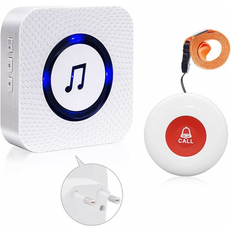Bouton D’alarme Sans Fil SOS – 433 MHz – Détecteur Antivol Domestique – Neuf