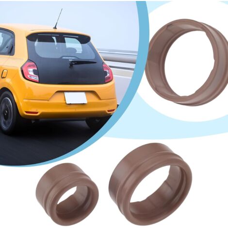 Lot De 4 Joints De Climatisation Auto 10 Mm - Compatibles Ford - Rouge/argent, 17,5x10 Mm, étanches Et Durables