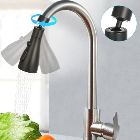 Cuisinés de robinet ,Robinet Evier Haut Bec Rotatif à 360°, Robinet