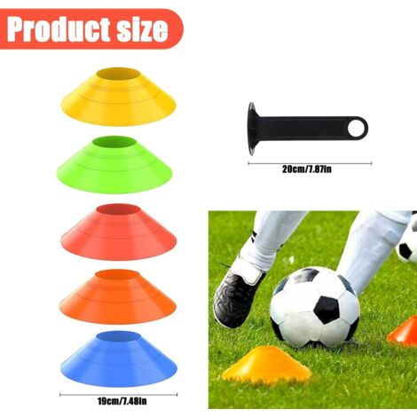 plots-de-marquage-materiel-entrainement-football-cone-de