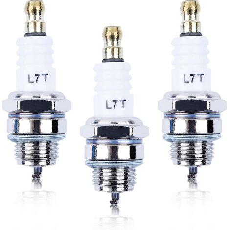 LinDuxe Bougie d'allumage de rechange pour NGK BPMR7A L7T et pour Champion CJ8 RCJ6Y RCJ7Y Plus de types de bougies d'allumage - Bougies d'allumage Adofol adaptées à la tronçonneuse Stihl 017 018 MS17 (1/4)