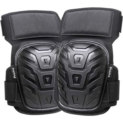 Genouillères Professionnelles,Heavy Duty Genouillères Rembourrage en Mousse avec Coussin en Gel Confortables et Sangles Réglables pour Travailler, Gardning et Construction (1/5)