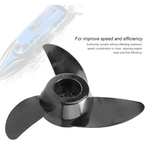 Hélice Hors-Bord Hélice De Moteur Hors-Bord 3 Pales, Pas De 12 1/4 Po
