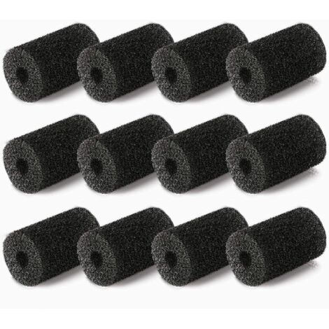pour Polaris Pool Cleaner Parts, 12 Pack Sweep Hose Tail Scrubbers Replacement for Sweep Pool Cleaner Fits Polaris 180 280 360 380 480 3900,Fits Polaris Pool Cleaner Backup Filter Parts (1/5)
