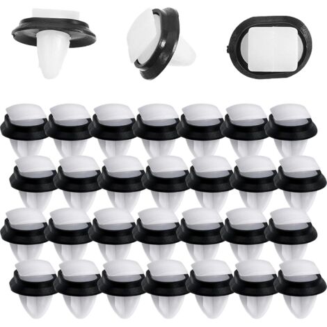 Lot de 100 clips de fixation pour habillage de porte de voiture,Clips Fixation Voiture Panneau,pour F-iat Ducato Boxer Jumper 856543 71728806,Trou de 9 mm (1/5)