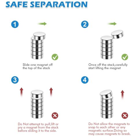 20x N50 Rond Aimant Neodymium Magnetique Puissant 15x4mm Trou 4mm - Beaux-Arts Et Loisirs Créatifs - Foto 7