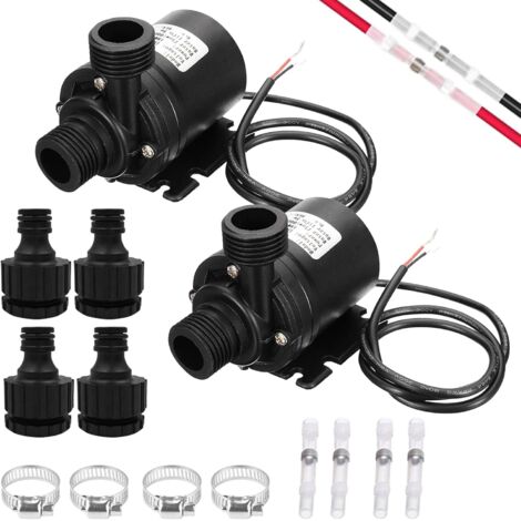 Pompe de puisard submersible Pompe à eau, DC12V 300W Pompe à eau propre